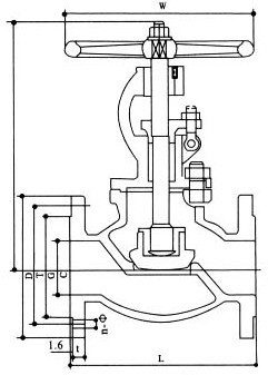 船用ANSI型美標(biāo)碳鋼截止閥(圖1) 船用ANSI型美標(biāo)青銅截止閥