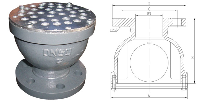 船用B、BS 型鵝頸式空氣管頭CB/T3594-94